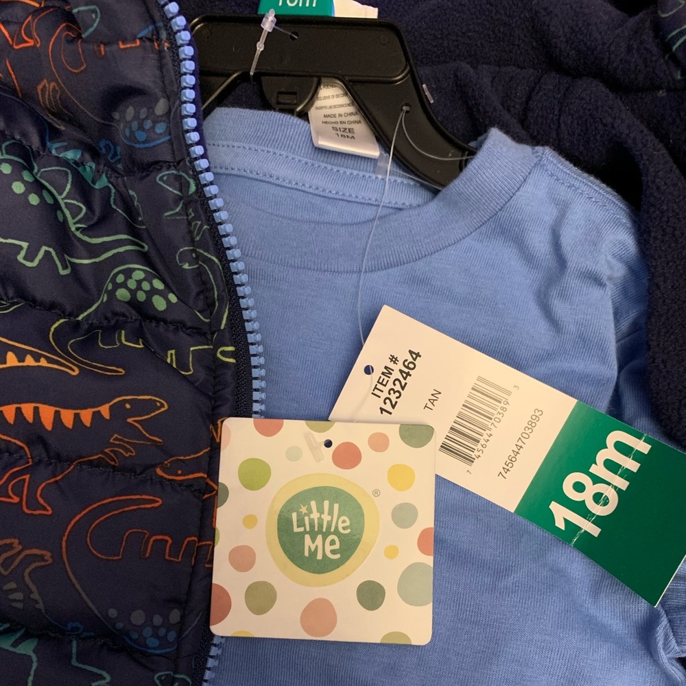 dinosaur puffer jacket set - Picture 5 of 6